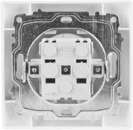 VCX Gniazdo pojedyncze z uziemieniem VCX WESA LC 13 Czarny