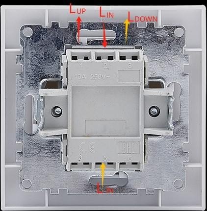 VCX Łącznik żaluzjowy pojedynczy (dwuklawiszowy) VCX WESA LC 12 Biały