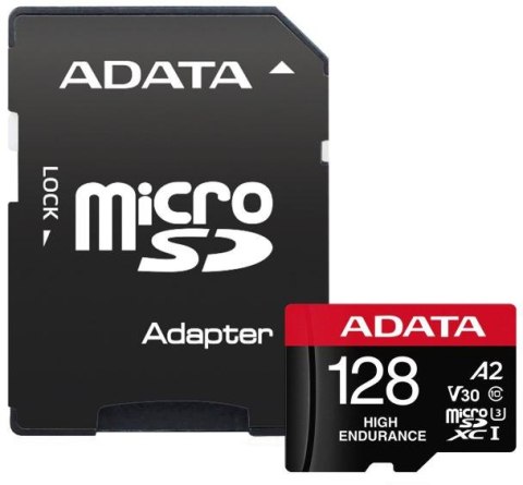 ADATA Adata Karta microSD High Endurance 128GB UHS1 U3 V30 A2 100/85MB/s + Adapter