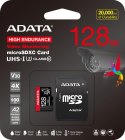ADATA Adata Karta microSD High Endurance 128GB UHS1 U3 V30 A2 100/85MB/s + Adapter