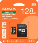ADATA Adata Karta pamięci microSD Speed Plus 128GB UHS1 U3 V30 A2 180/160 MB/s
