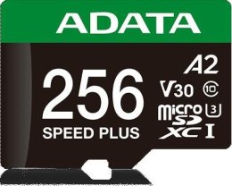 ADATA Adata Karta pamięci microSD Speed Plus 256GB UHS1 U3 V30 A2 180/160 MB/s