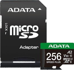 ADATA Adata Karta pamięci microSD Speed Plus 256GB UHS1 U3 V30 A2 180/160 MB/s