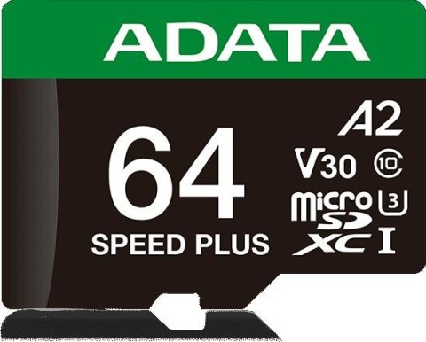ADATA Adata Karta pamięci microSD Speed Plus 64GB UHS1 U3 V30 A2 160/140 MB/s