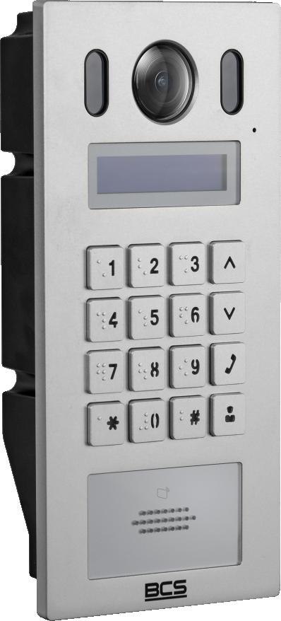 BCS Panel zewnętrzny IP wielorodzinny z kamerą BCS-PAN9211S-S