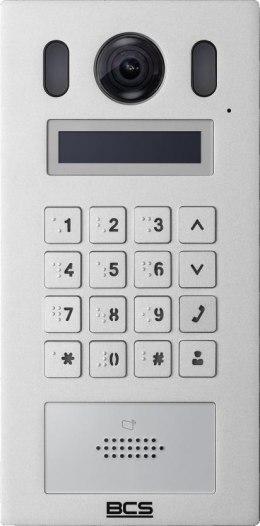BCS Panel zewnętrzny IP wielorodzinny z kamerą BCS-PAN9211S-S