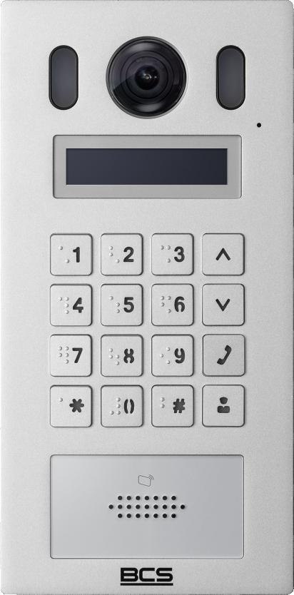 BCS Panel zewnętrzny IP wielorodzinny z kamerą BCS-PAN9211S-S