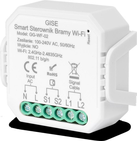 GISE GISE Smart Moduł do sterowania bramą WiFi z czujnikiem otwarcia | Tuya | GG-WF-02