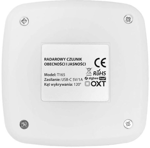 OXT OXT Czujnik radar obecności jasności USB ZigBee TUYA T165