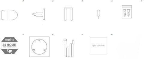 REOLINK Kamera IP Reolink GO Series G330 biała z panelem solarnym