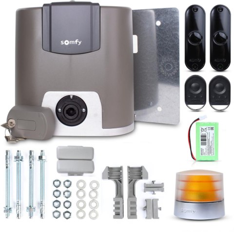 SOMFY Zestaw Somfy Elixo 500 3S IO Comfort Pack do 500kg bram przesuwnych