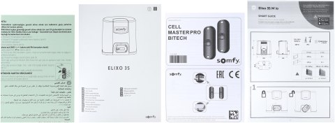 SOMFY Zestaw Somfy Elixo 500 3S IO Comfort Pack do 500kg bram przesuwnych