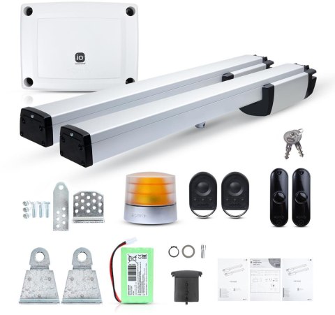 SOMFY Zestaw Somfy Ixengo L 24V IO Comfort Pack do 8m bram dwuskrzydłowych