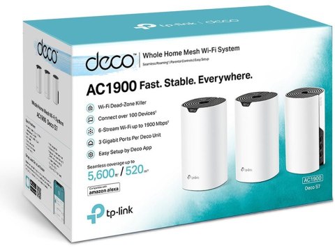 TP-LINK DOMOWY SYSTEM MESH WIFI TP-LINK Deco S7(3-pack)