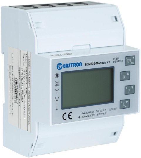 VCX Licznik energii trójfazowy VCX SDM 630 MODBUS V3