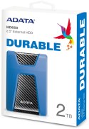 ADATA Adata DashDrive Durable HD650 2TB 2.5'' USB3.1 Niebieski