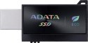 ADATA Adata Dysk Zewnętrzny SSD SC730 512G USB 3.2C/A 600/600MB/s czarny
