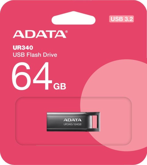 ADATA Adata Pendrive UR340 64GB USB3.2 Gen1 Czarny