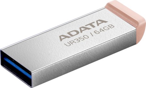 ADATA Adata Pendrive UR350 64GB USB3.2 Gen2 Metal brązowy