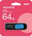 ADATA Adata Pendrive UV128 64GB USB 3.2 Gen1 czarno - niebieski