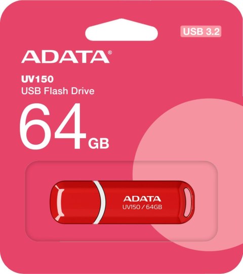ADATA Adata Pendrive UV150 64GB USB3.2 Czerwony