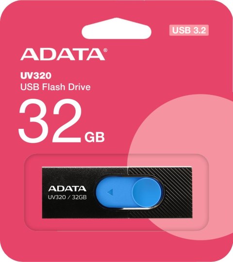 ADATA Adata Pendrive UV320 32GB USB 3.2 Gen1 Czarno-niebieski