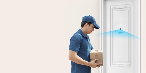 EZVIZ Bezprzewodowy wizjer do drzwi Ezviz HP2 złoty