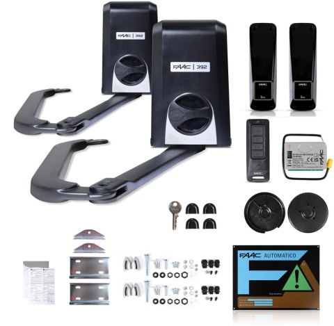 FAAC Zestaw Energy FDS - FAAC 392 24V do 5m bram dwuskrzydłowych