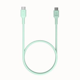 GREEN CELL KABEL USB-C / USB-C Greencell PowerFlex 120cm PD 100W zielony silikonowy