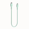 GREEN CELL KABEL USB-C / USB-C Greencell PowerFlex 120cm PD 100W zielony silikonowy