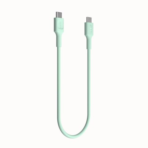 GREEN CELL KABEL USB-C / USB-C Greencell PowerFlex 120cm PD 100W zielony silikonowy