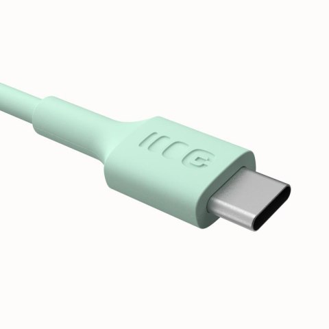 GREEN CELL KABEL USB-C / USB-C Greencell PowerFlex 120cm PD 100W zielony silikonowy