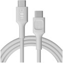 GREEN CELL KABEL USB-C / USB-C Greencell PowerFlex 200cm PD 100W biały silikonowy