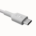 GREEN CELL KABEL USB-C / USB-C Greencell PowerFlex 200cm PD 100W biały silikonowy