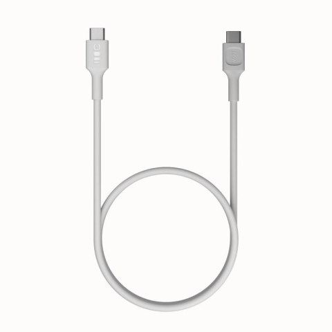 GREEN CELL KABEL USB-C / USB-C Greencell PowerFlex 200cm PD 100W biały silikonowy