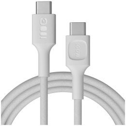 GREEN CELL KABEL USB-C / USB-C Greencell PowerStream 200cm PD 100W biały w oplocie