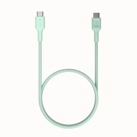 GREEN CELL KABEL USB-C / USB-C Greencell PowerStream 30cm PD 100W zielony w oplocie
