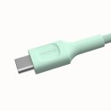 GREEN CELL KABEL USB-C / USB-C Greencell PowerStream 30cm PD 100W zielony w oplocie