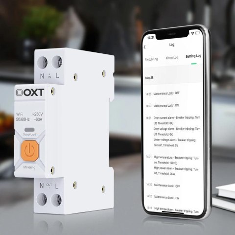 OXT Inteligentny Sterownik OXT | 63A | Licznik | WiFi | Tuya T335