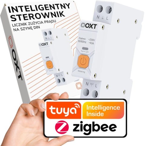 OXT Inteligentny Sterownik OXT | 63A | Licznik | ZigBee | Tuya T337