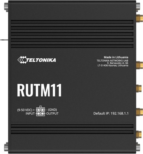 TELTONIKA Teltonika RUTM11 router przemysłowy 4G / LTE (RUTM11000000)