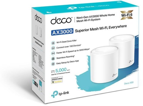 TP-LINK DOMOWY SYSTEM MESH WIFI TP-LINK Deco X60(2-pack)