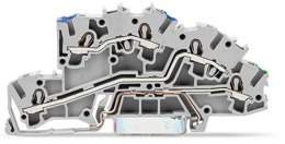 WAGO Złączka szynowa WAGO 3‑pietrowa 4mm2 N/L/PE szara 2003‑7646 TOPJOBS 50szt