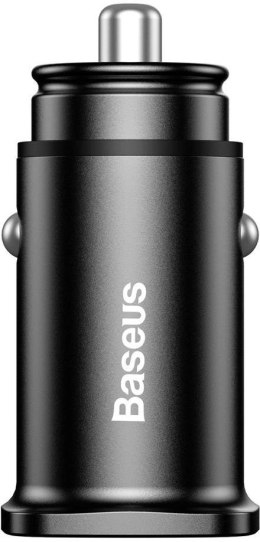 BASEUS Baseus Square ładowarka samochodowa 2x USB QC3.0 Quick Charge 3.0 SCP AFC 30W czarny