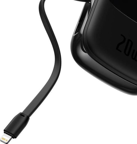 BASEUS Powerbank Baseus Qpow Digital Display PPQD060201 20000mAh 20W PD QC USB-A USB-C + KABEL Lightning