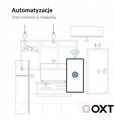 BLEBOX Moduł OXT przekaźnik 1 obwód pomiar 16A WIFI TUYA