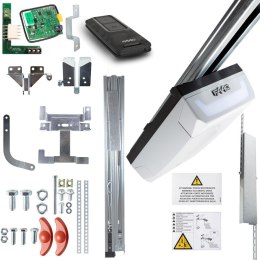 FAAC Zestaw FAAC D700HS FDS do bram garażowych z 3m szyną dwuczęściową kewlarową