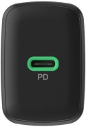 GREEN CELL ŁADOWARKA SIECIOWA Greencell PowerSource Solo30 30W 1xUSB-C PD 3.0 QC 4.0+ czarna