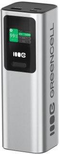 GREEN CELL POWERBANK Greencell PowerPlay Ultra 25200mAh SZYBKIE ŁADOWANIE 140W 2x USB-C PD 1x USB-A