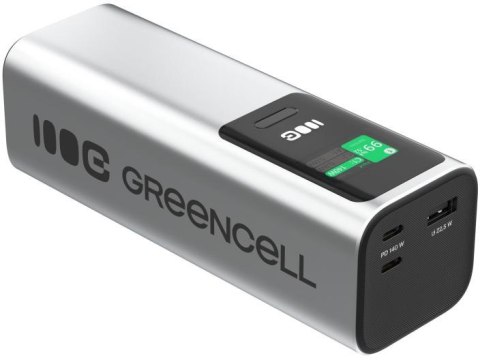 GREEN CELL POWERBANK Greencell PowerPlay Ultra 25200mAh SZYBKIE ŁADOWANIE 140W 2x USB-C PD 1x USB-A